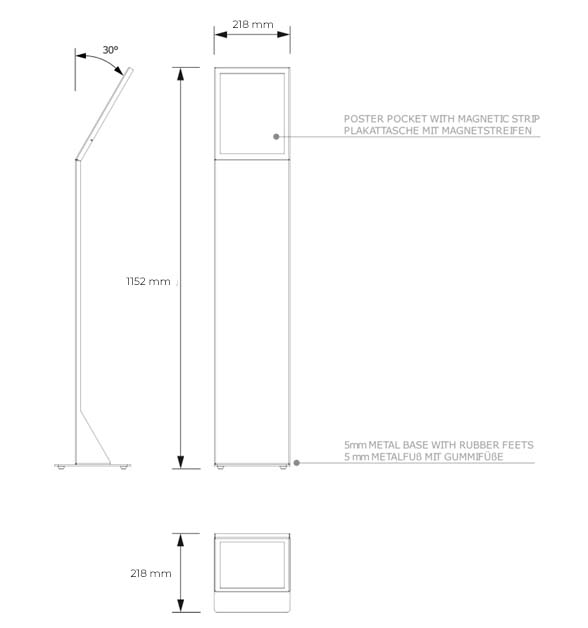 menus porta A4 et A3 